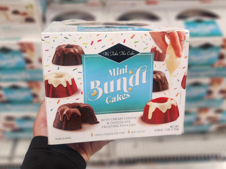 We Take The Cake mini bundt cakes at Costco