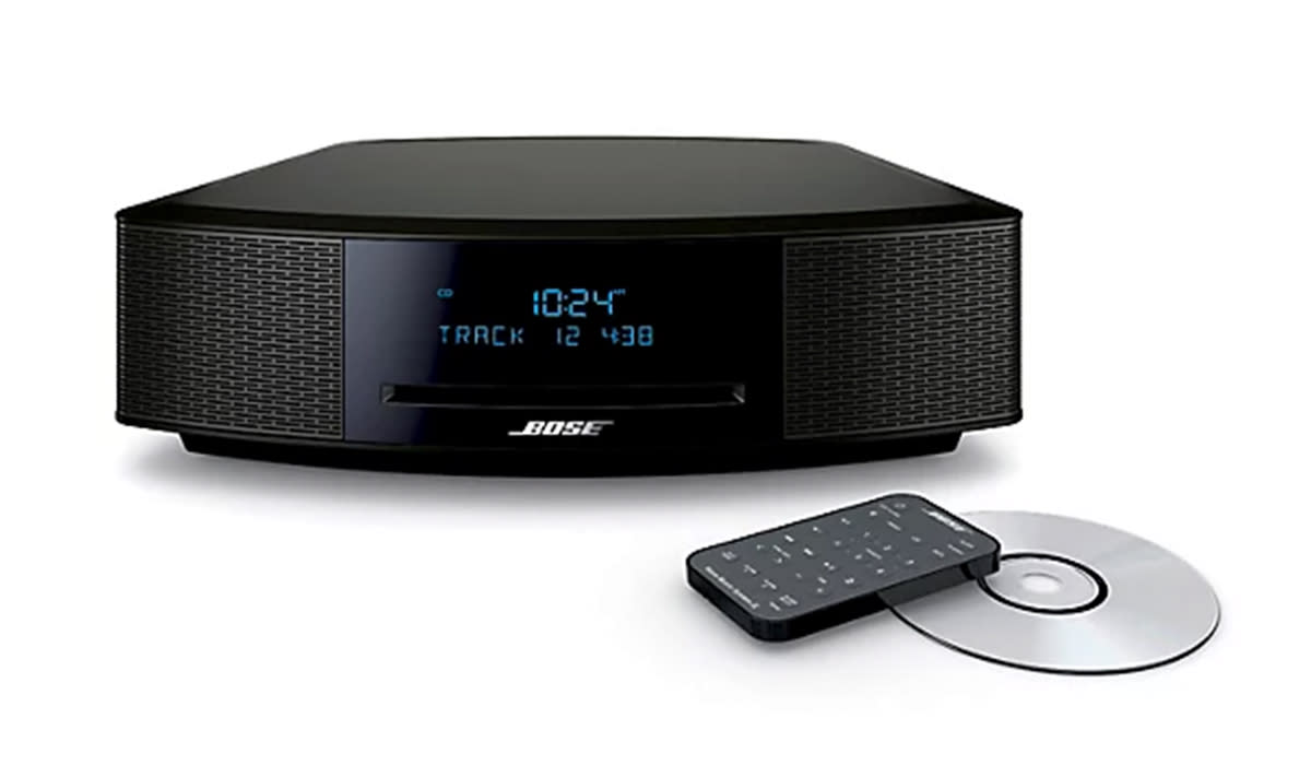 Bose Music System with remote and CD nearby