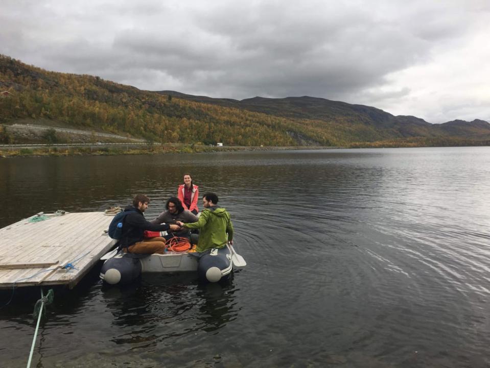 <div class="inline-image__caption"><p>Andrew Tanentzap, Jeremy Fonvielle, Sam Woodman, and Eleanor Sheridan carrying out sampling.</p></div> <div class="inline-image__credit">Carrie Ewins</div>