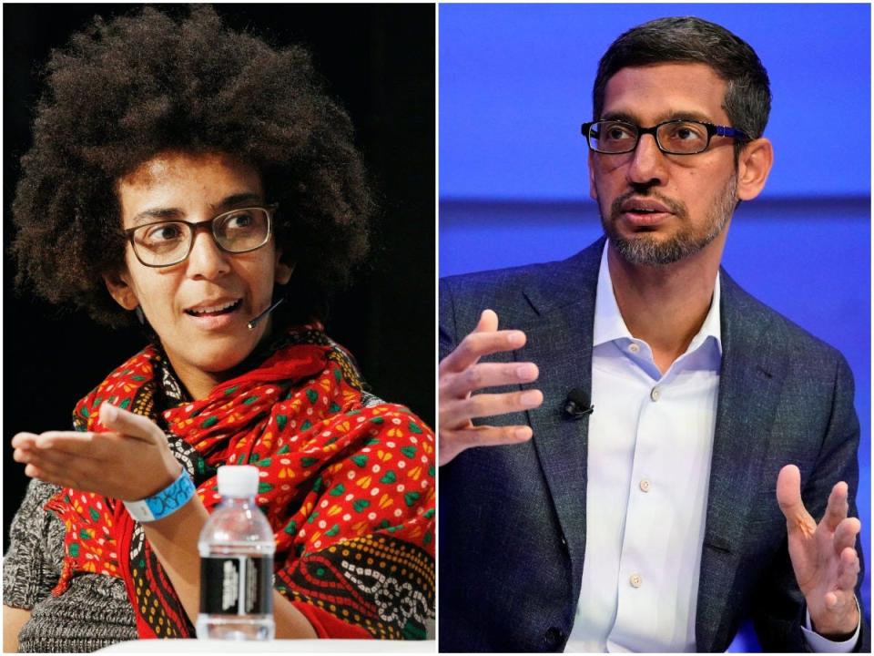 Timnit Gebru Sundar Pichai