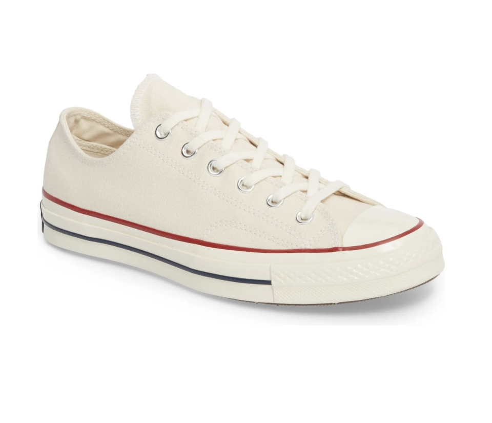 Chuck Taylor 'All Star' 70 Low Top Sneaker in Parchment (Photo via Nordstrom)