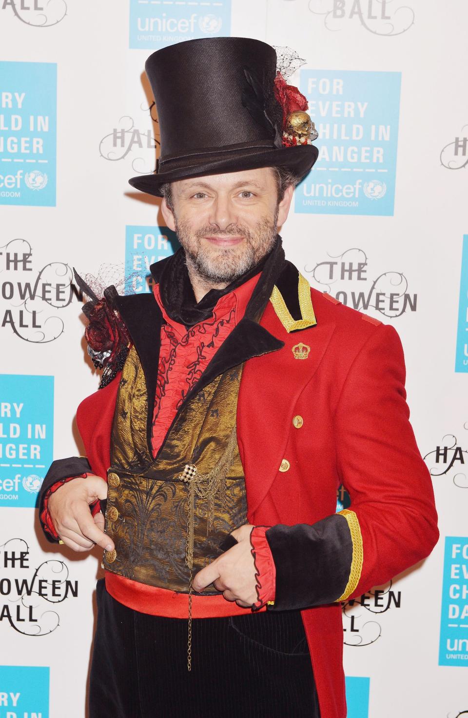 Michael Sheen arriving at the Unicef UK Halloween Ball at One Mayfair in London.