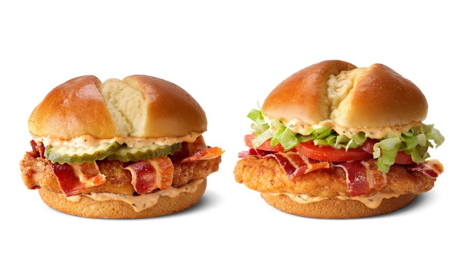 The McDonald's Bacon Cajun Ranch McCrispy debuts at participating restaurants on April 22, 2024.