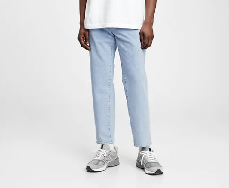 GAP Cropped Straight Jeans with GapFlex, best dad jeans