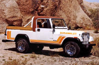 <p>The Jeep CJ-8 was a CJ-7 with 10 additional inches of sheet metal between the axles. It retained the CJ-7’s legendary off-road capacity, but it was unique in its segment because it was more of a leisure-oriented model than a workhorse. Jeep didn’t replace the CJ-8 until it introduced the Unlimited variant of the TJ-series Wrangler in 2004, and it returned to the pickup class with the Wrangler-based <strong>Gladiator </strong>in 2019.</p>