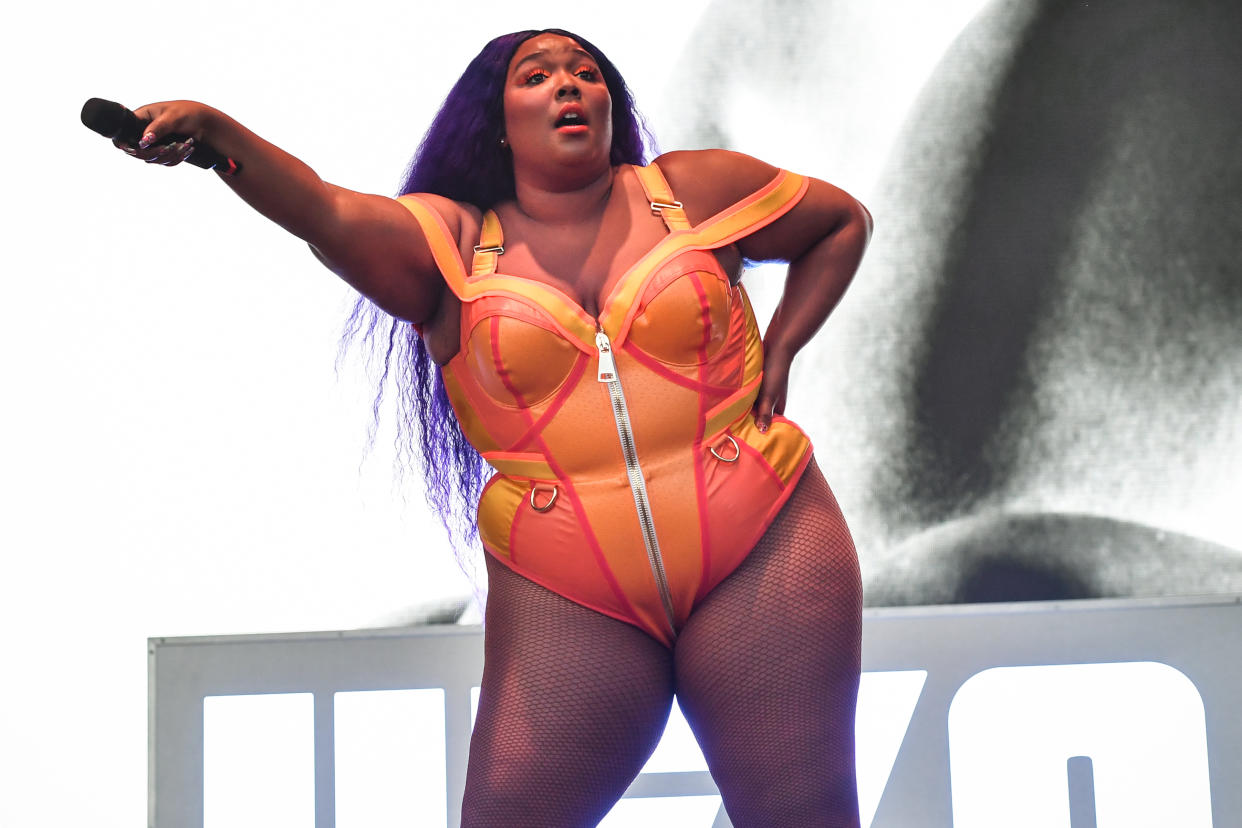 AUSTIN, TEXAS - OCTOBER 06: Lizzo performs during Austin City Limits Festival at Zilker Park on October 06, 2019 in Austin, Texas. (Photo by Erika Goldring/FilmMagic)