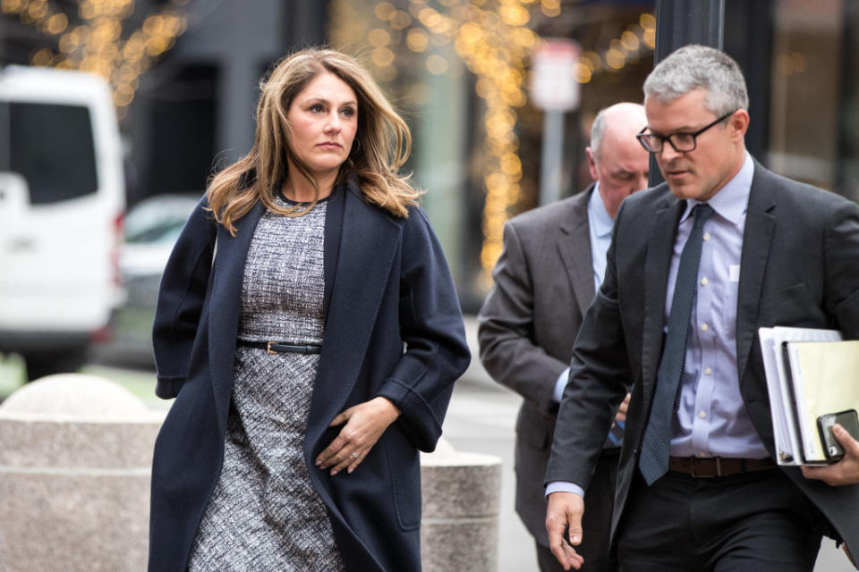 Michelle Janavs was sentenced for her role in the college admission scandal Tuesday in Boston. (Photo: Scott Eisen/Bloomberg)