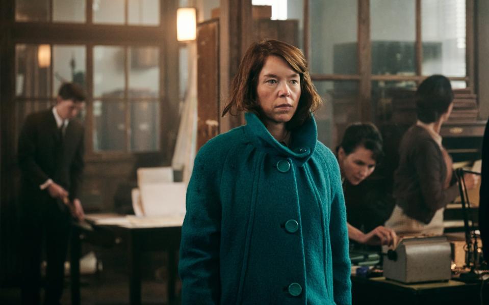 Anna Maxwell Martin said her character Lily Taylor was ‘a brilliant device’ and it is ‘irrelevant whether she existed or not’ - ITV/Sony Pictures