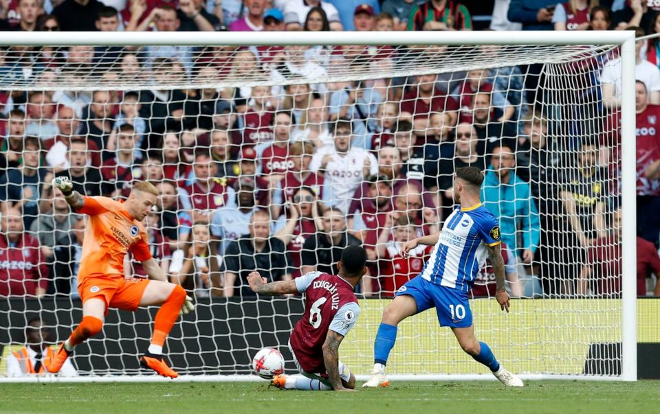 Douglas Luiz scored Aston Villa's first goal - REUTERS/ED SYKES