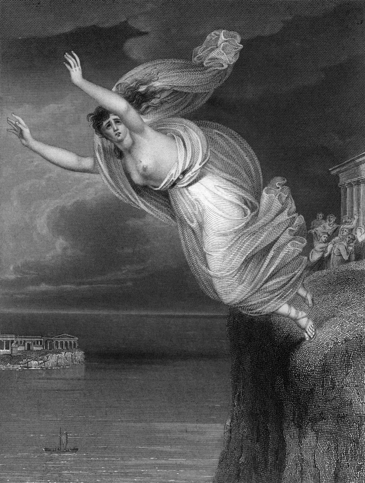 Sappho, Greek lyric poet of Mytilene, Lesbos, Asia Minor.  (Archive Photos / Getty Images)