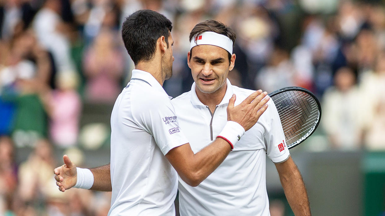 Serena Williams' coach, Patrick Mouratoglou, claims we will see a major breakthrough of the NextGen and they will usurp the likes of Roger Federer (pictured right) and Novak Djokovic (pictured left) soon. (Getty Images)