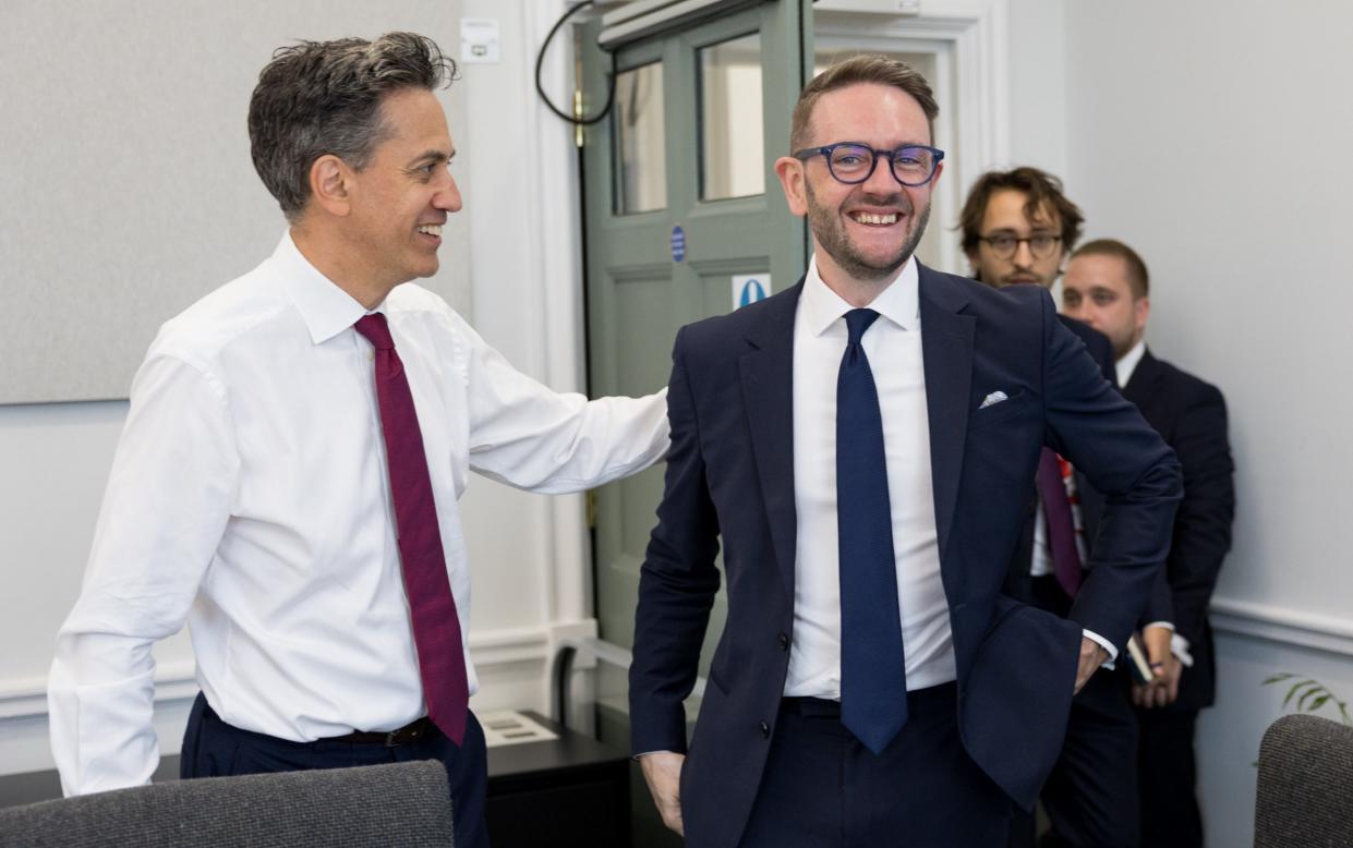 Chris Stark (right), who is Ed Miliband's 'mission controller' for net zero said: 'Communities are affected by this and we have to be honest about that'