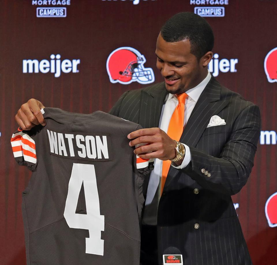 Browns QB Deshaun Watson is still facing multiple lawsuits in Texas.