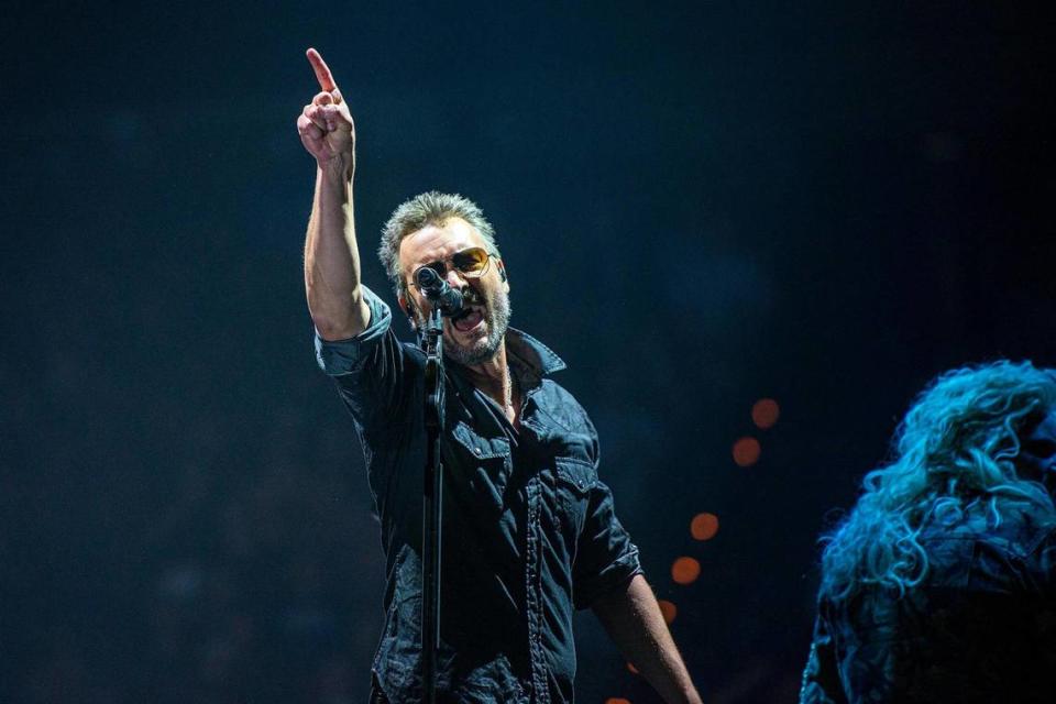 Eric Church in concert on Friday, September 17th, 2021. Rupp Arena in Lexington, Kentucky was the location of long awaited opening night of the 21/22 tour. Church is a vaccine advocate but did not require proof of vaccination or a negative test to attend.