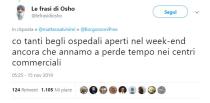 "Tra i primi provvedimenti ci sarà l'attenzione ai più deboli, gli ospedali saranno aperti di notte, di sabato e di domenica, come in Veneto". E' la promessa fatta da Lucia Borgonzoni, la candidata governatrice leghista in Emilia Romagna alle regionali del prossimo 26 gennaio. La frase, ripresa in un tweet dal leader del Carroccio Matteo Salvini, ha scatenato l'ironia del web. Ecco i commenti più divertenti... (foto Twitter)