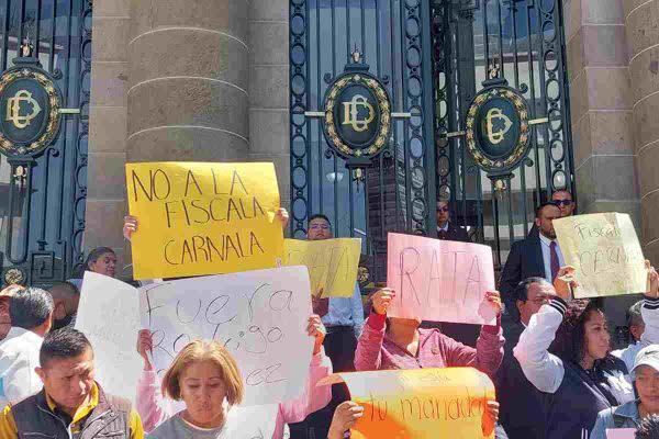 Protestas en el Congreso de la CDMX.