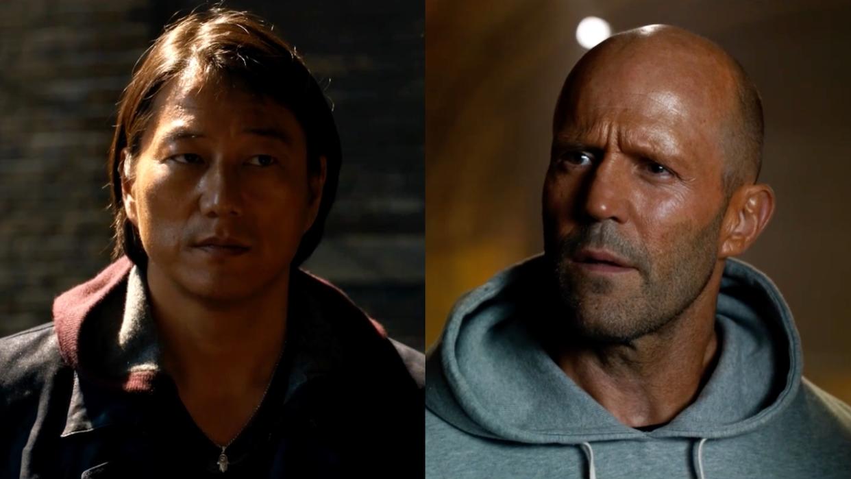  Sung Kang and Jason Statham in Fast X 