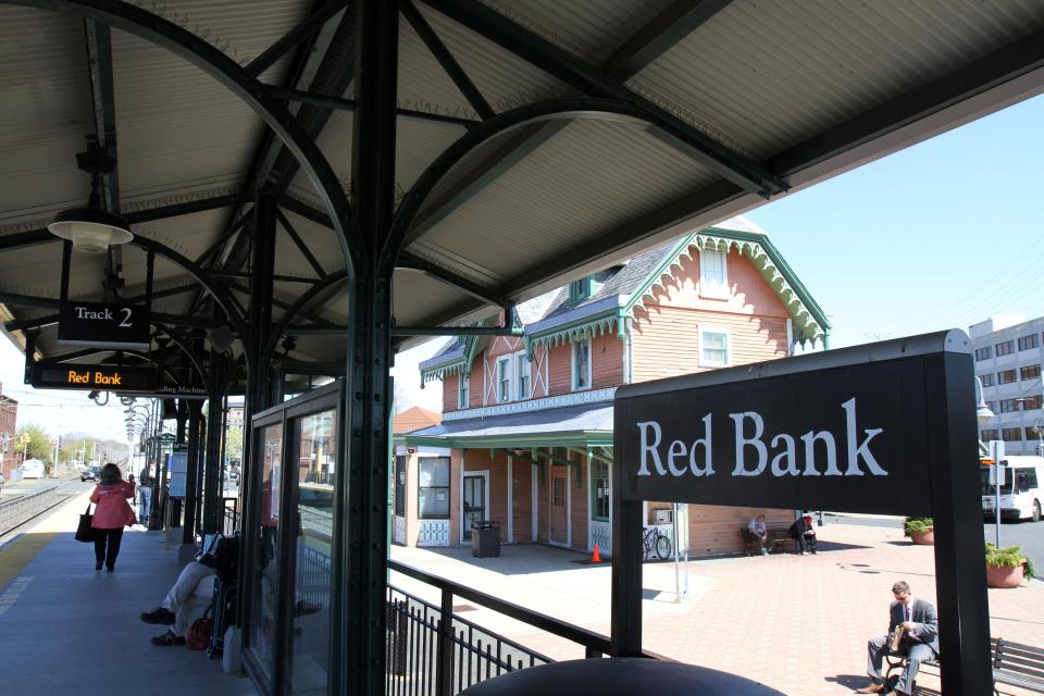 The Red Bank train station in April 2013.