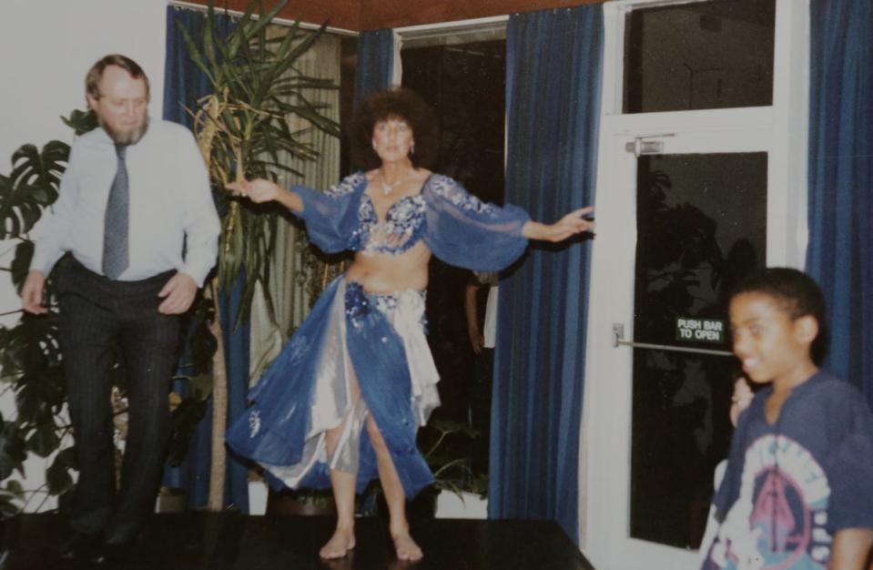 Tina pictured in the 90s (Courtesy Tina Hobin / SWNS)