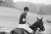 <p>Prince Philip was encouraged to play polo by his uncle, Lord Louis Mountbatten, and competed in the sport until he was 50.</p>