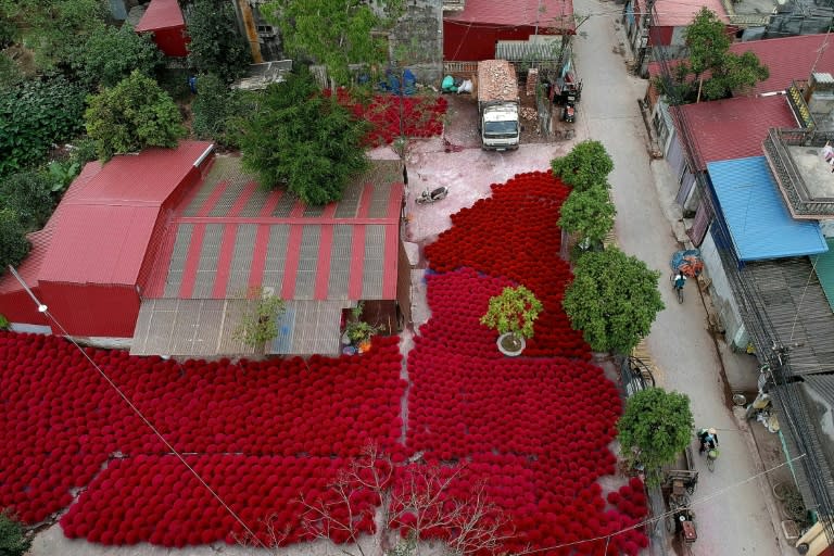 Most households in the alleys of Vietnam's 'incense village' are involved in the trade