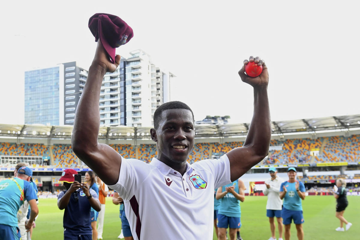 Shamar Joseph's 7-68 inspires West Indies to a stunning 8-run win over  Australia