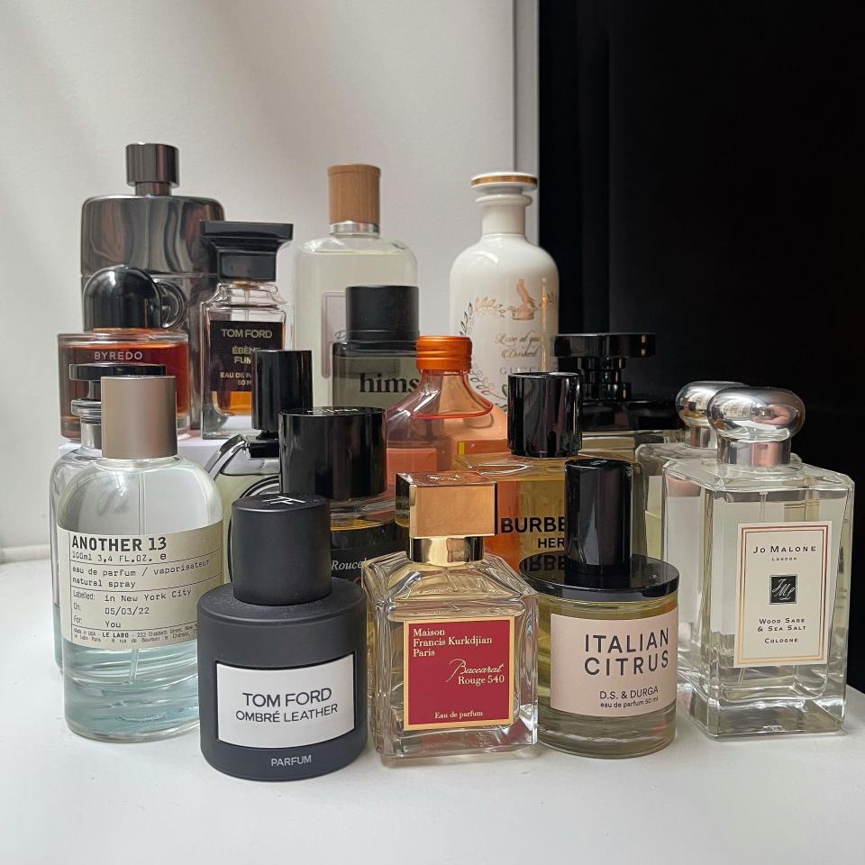 best men's colognes tested grouped together