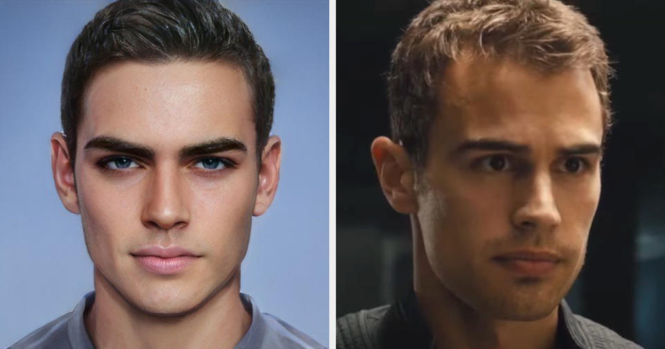 These two look much more similar, though the actor doesn't look as intimidating because he doesn't have as pronounced of a brow