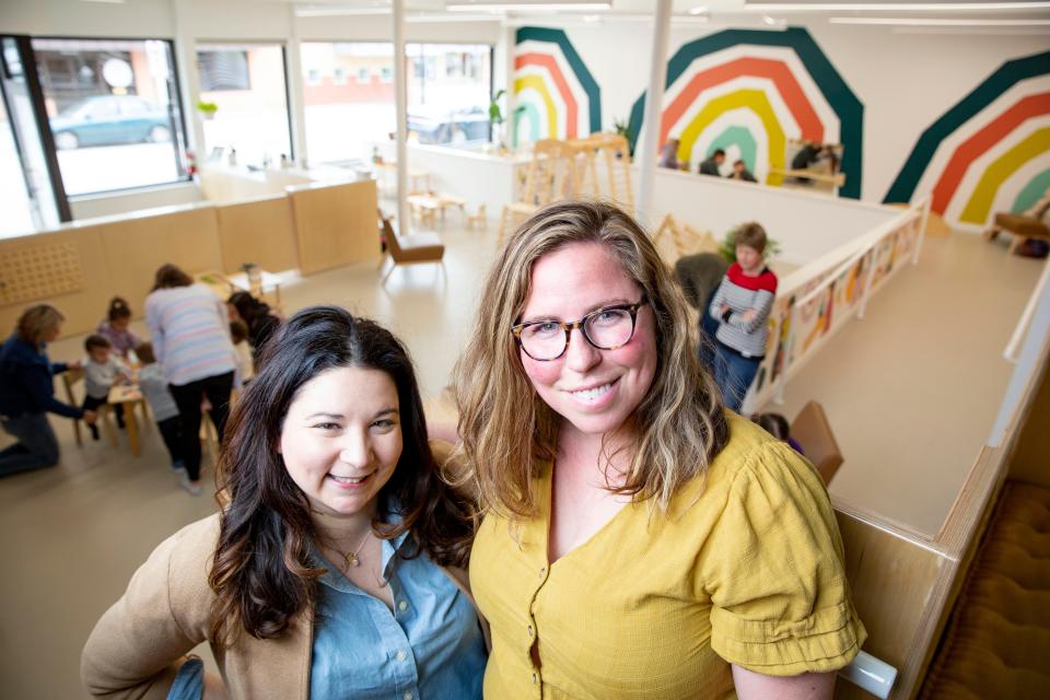 Amanda Wiebers and Jenny Johnson, co-owners of Joujou, an indoor Montessori-inspired play space, wanted a space for children to explore.