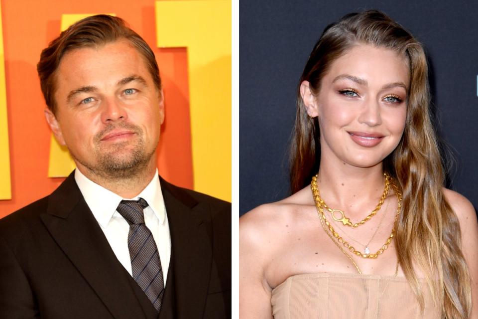 Leonardo DiCaprio and Gigi Hadid (PA)