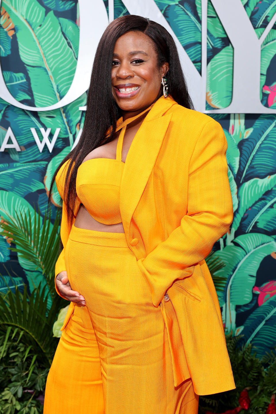 Uzo Aduba attends The 76th Annual Tony Awards at United Palace Theater on June 11, 2023 in New York City. 