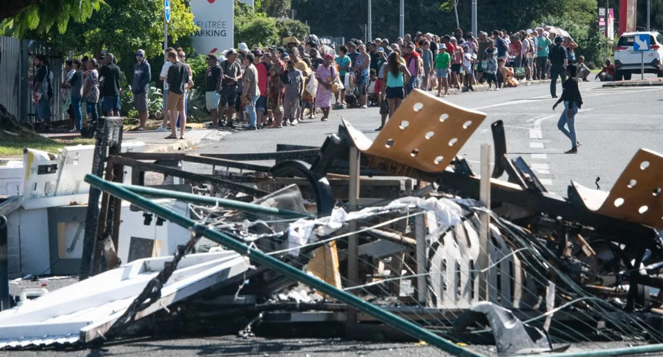 New Caledonia streets transformed into a 'war zone' amid mass rioting and unrest. 