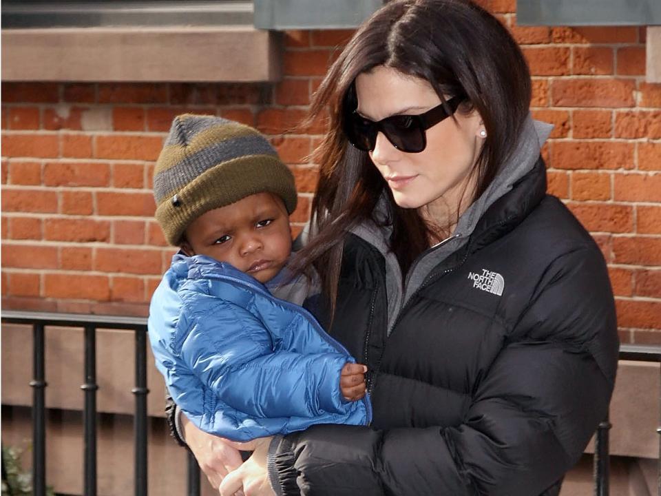 sandra bullock son