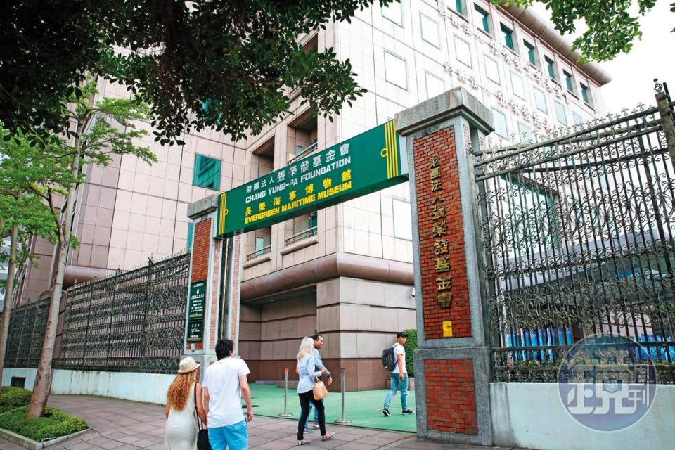 張國明前年設立的祥陽慈善基金會登記在長榮海事博物館7樓，本刊走訪現場發現是空辦公室。