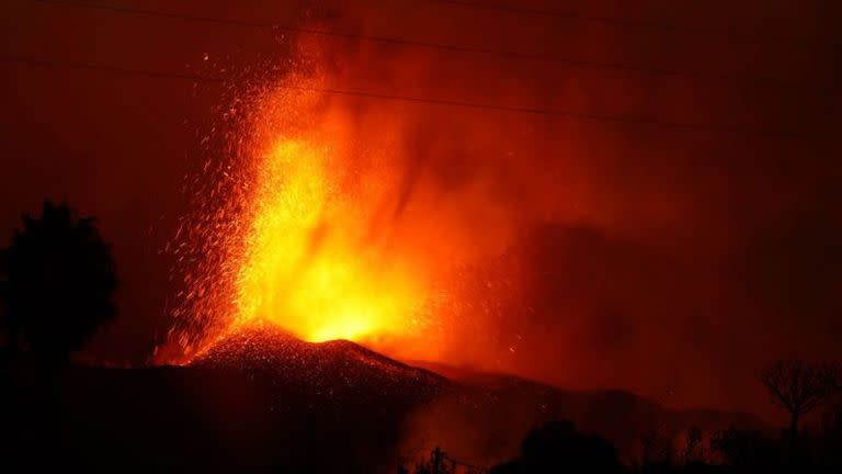 La erupción del volcán Cumbre Vieja