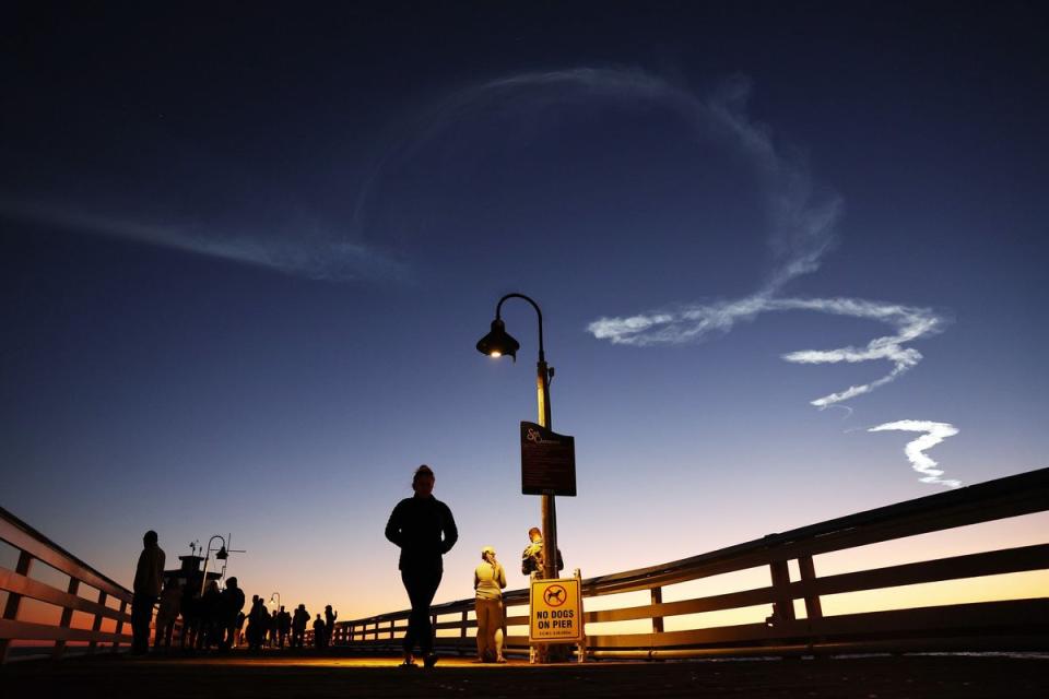 The Space X Falcon was launched on April 2 (Getty Images)