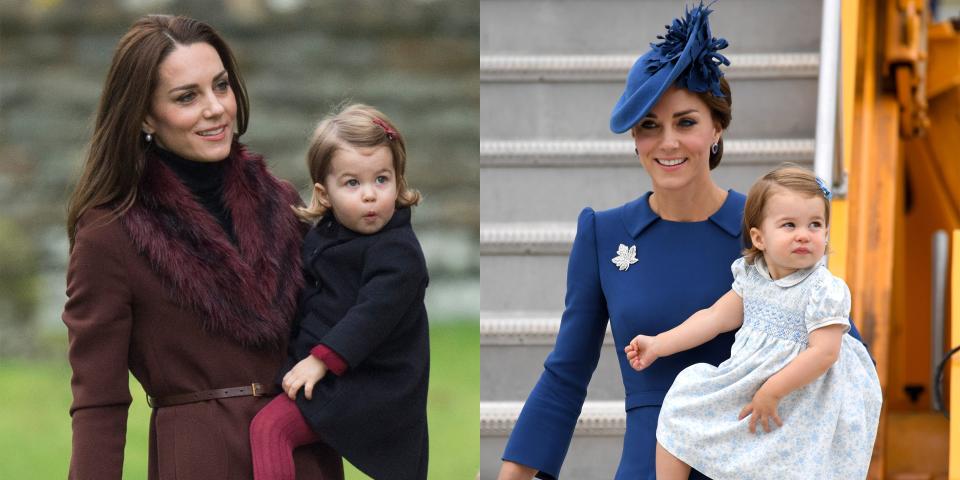<p>Kate Middleton and Princess Charlotte are two of the biggest style icons in the world. The fashionable mother/daughter duo love to coordinate their public looks. Here are 12 times they wore perfectly complementary outfits. </p>