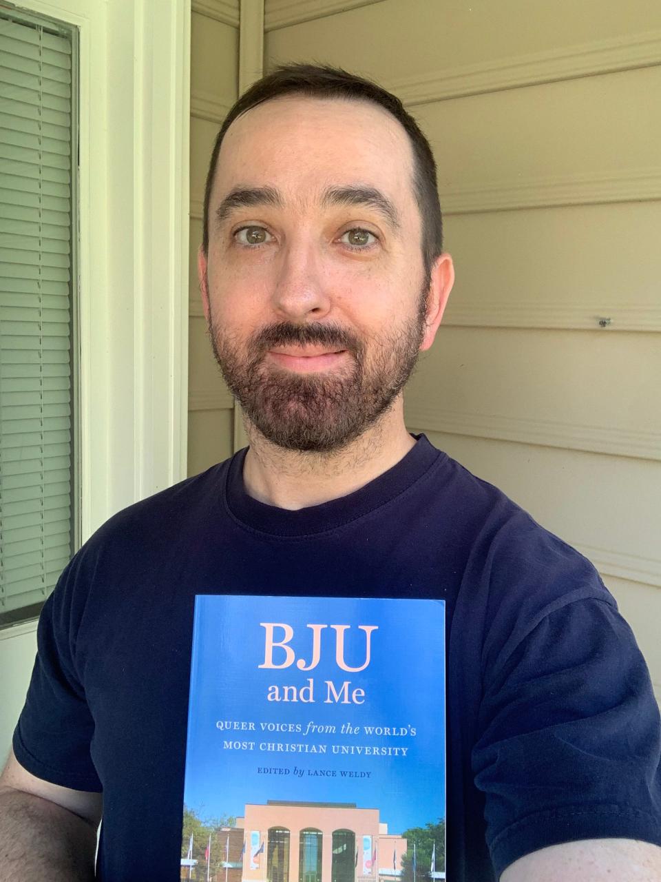 Lance Weldy, a professor at Francis Marion University, edited a collection of essays submitted by LGBTQ+ alumni of Bob Jones University.