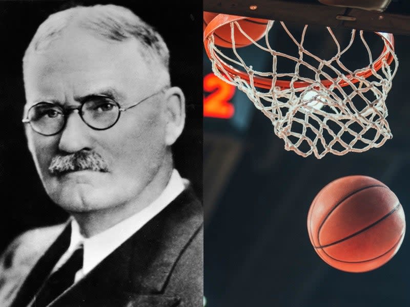 Basketball founder James Naismith honoured with Google Doodle  (Getty)