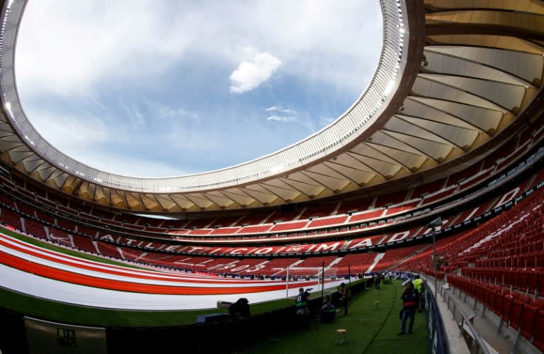 View of Atletico Madrid's new home, Wanda Metropolitano stadium