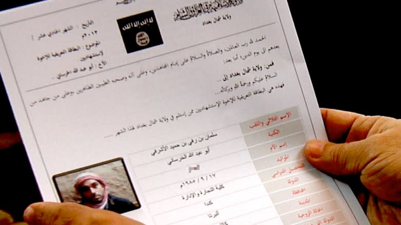 'Fighter, martyr or volunteer'? The form that would-be jihadists filled out for ISIS