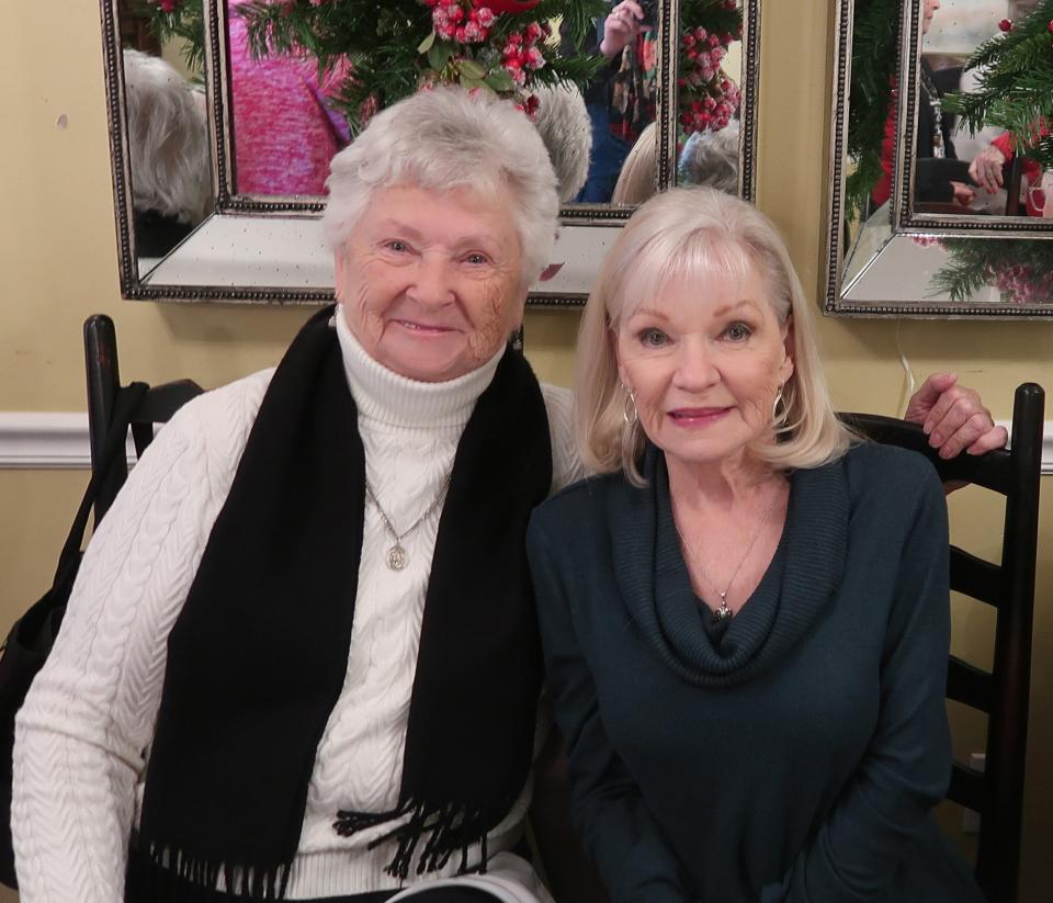 Georgia Sims and Anne Davis attended the annual New Jacksonians Christmas Lunch Bunch at the Just Divine Tea Room located in Charlene's Colony of Shoppes in Halls, Tennessee on December 1, 2022.  An opportunity for Christmas shopping was also available in the Colony of Shoppes which offers a variety of decorative accessories, fabrics, artwork, antique furniture, and much, much more. The event is held during the 1st week of December each year.