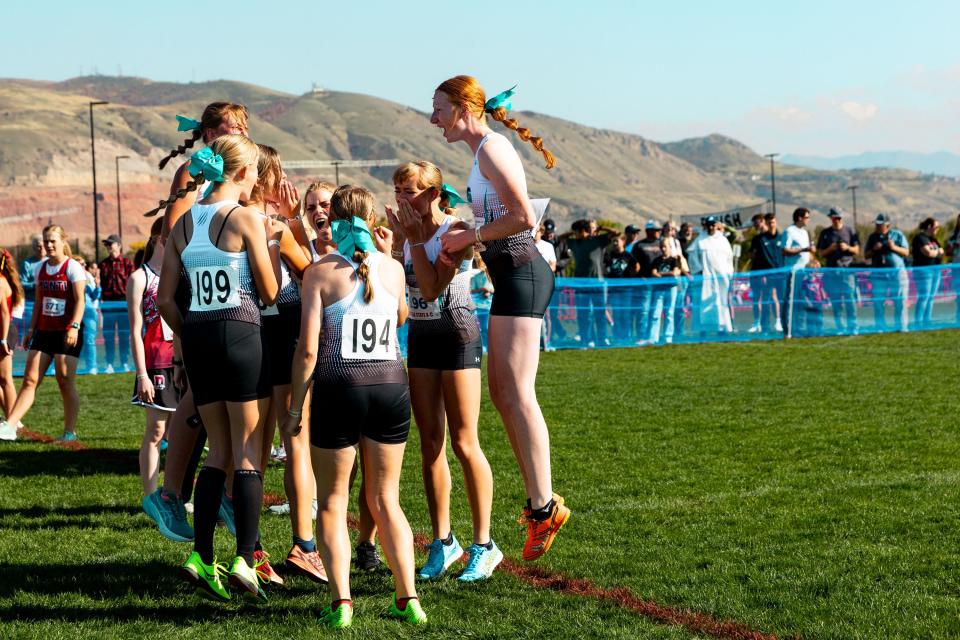 3A runners compete in the state high school cross-country championships at the Regional Athletic Complex in Salt Lake City on Tuesday, Oct. 24, 2023. | Megan Nielsen, Deseret News