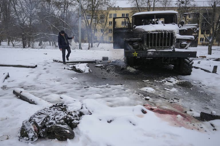 El invierno ya fue una gran amenaza en las primeras semanas de la guerra en Ucrania