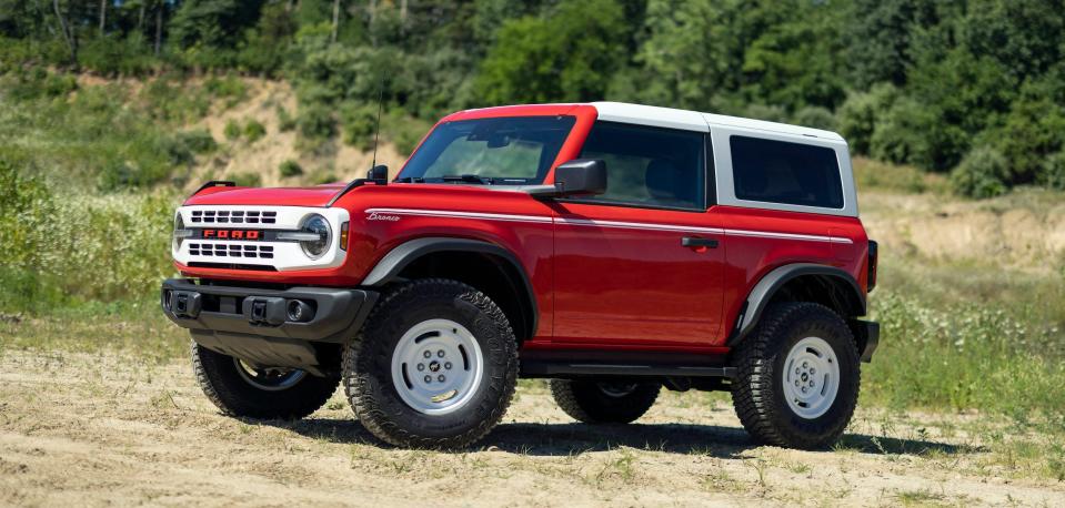 The Ford Bronco Heritage Edition.