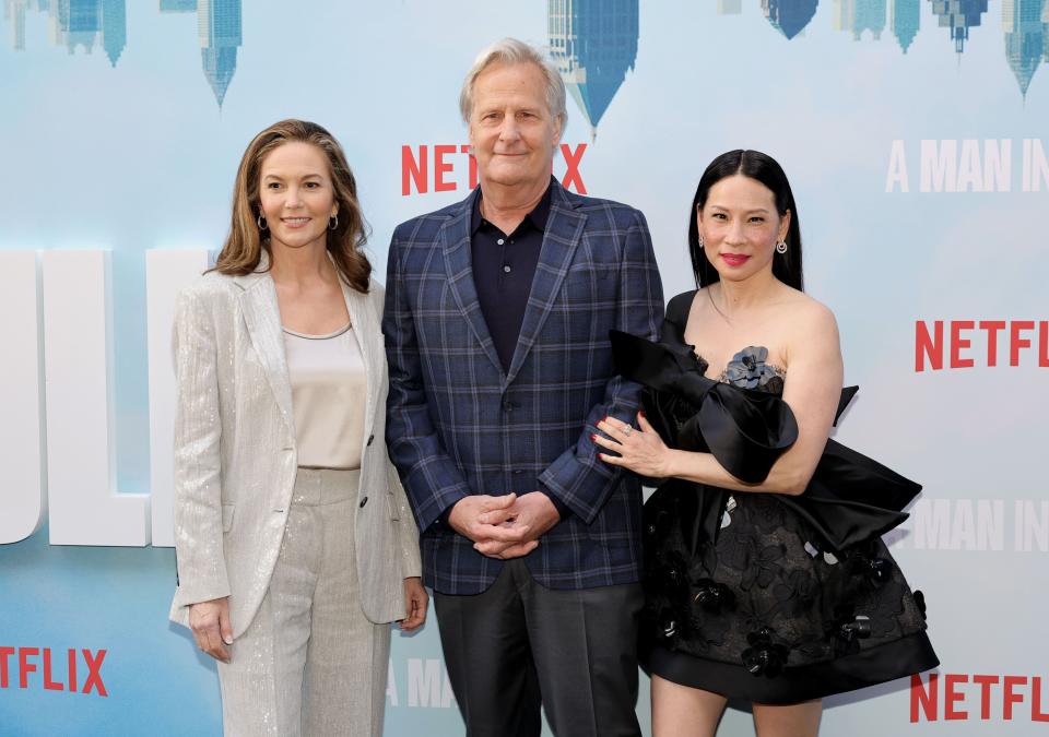 Diane Lane, Jeff Daniels and Lucy Liu attend the Los Angeles special screening of Netflix's "A Man In Full"