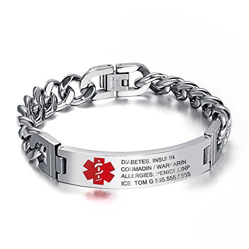 2) Emergency Medical Bracelets
