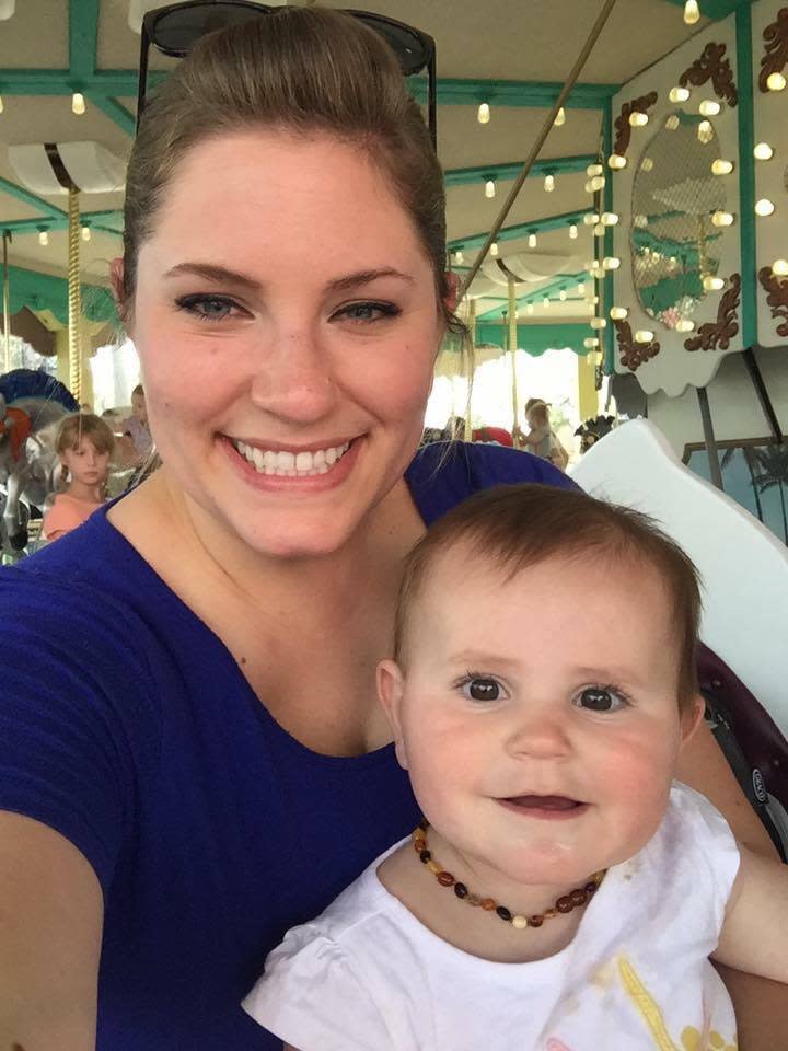 Ashley Cooper says she was asked to stop breastfeeding at a mall in Virginia even though the request was illegal. (Photo: Courtesy of Ashley Cooper)