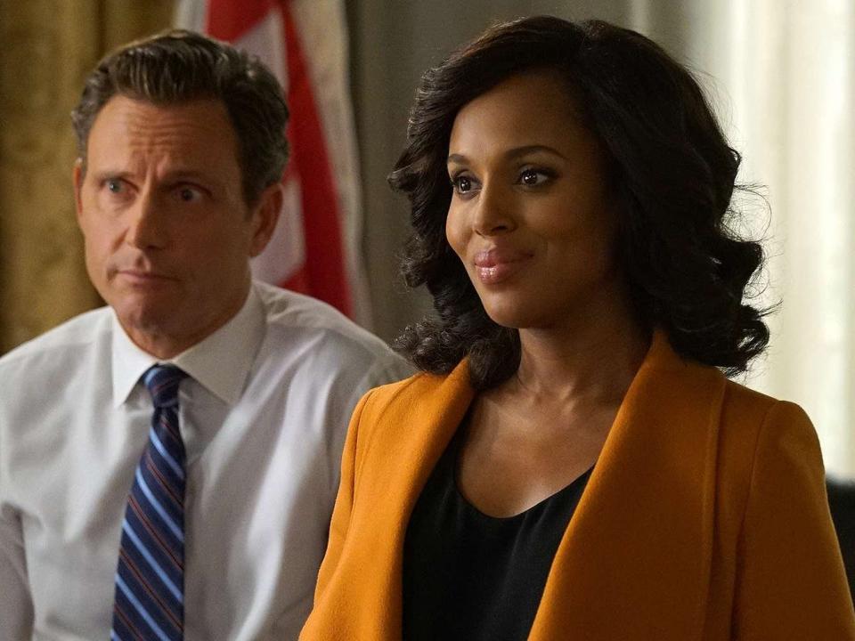 Tony Goldwyn and Kerry Washington in "Scandal."