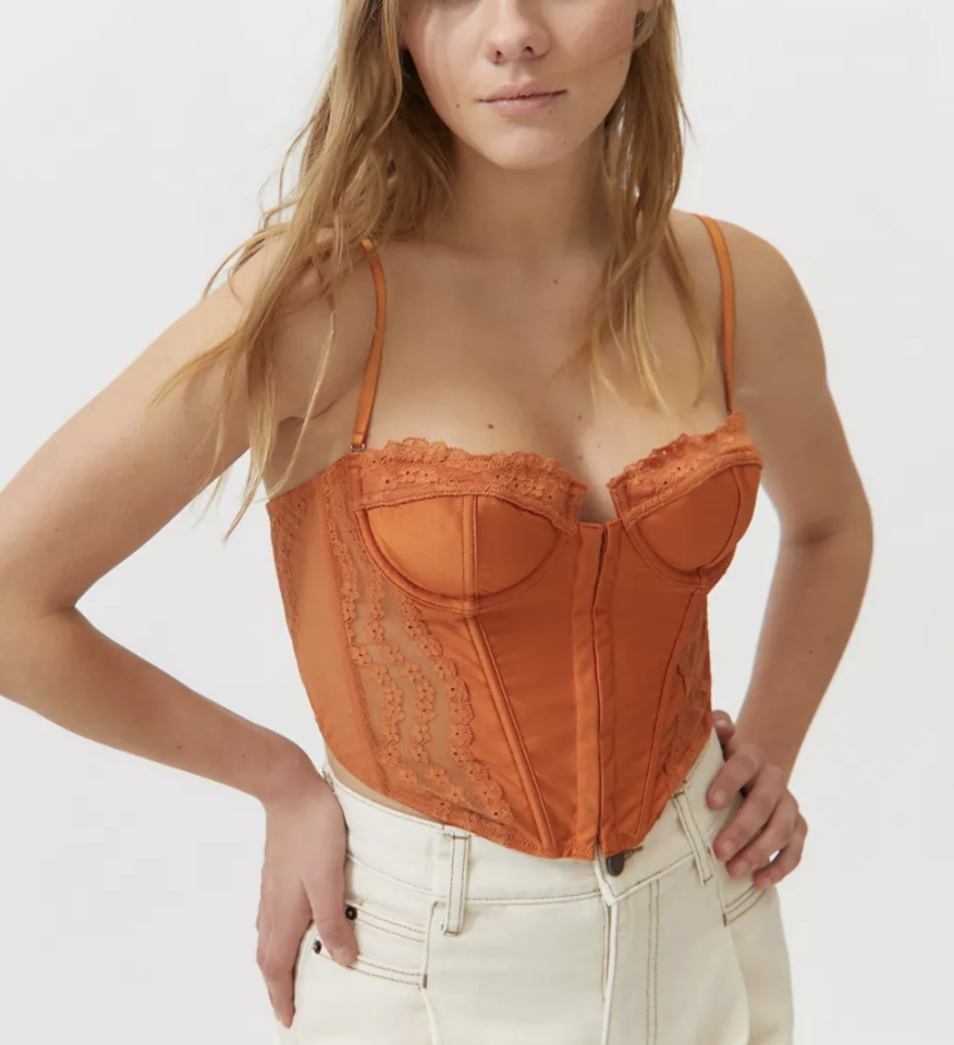 bustier, urban outfitters